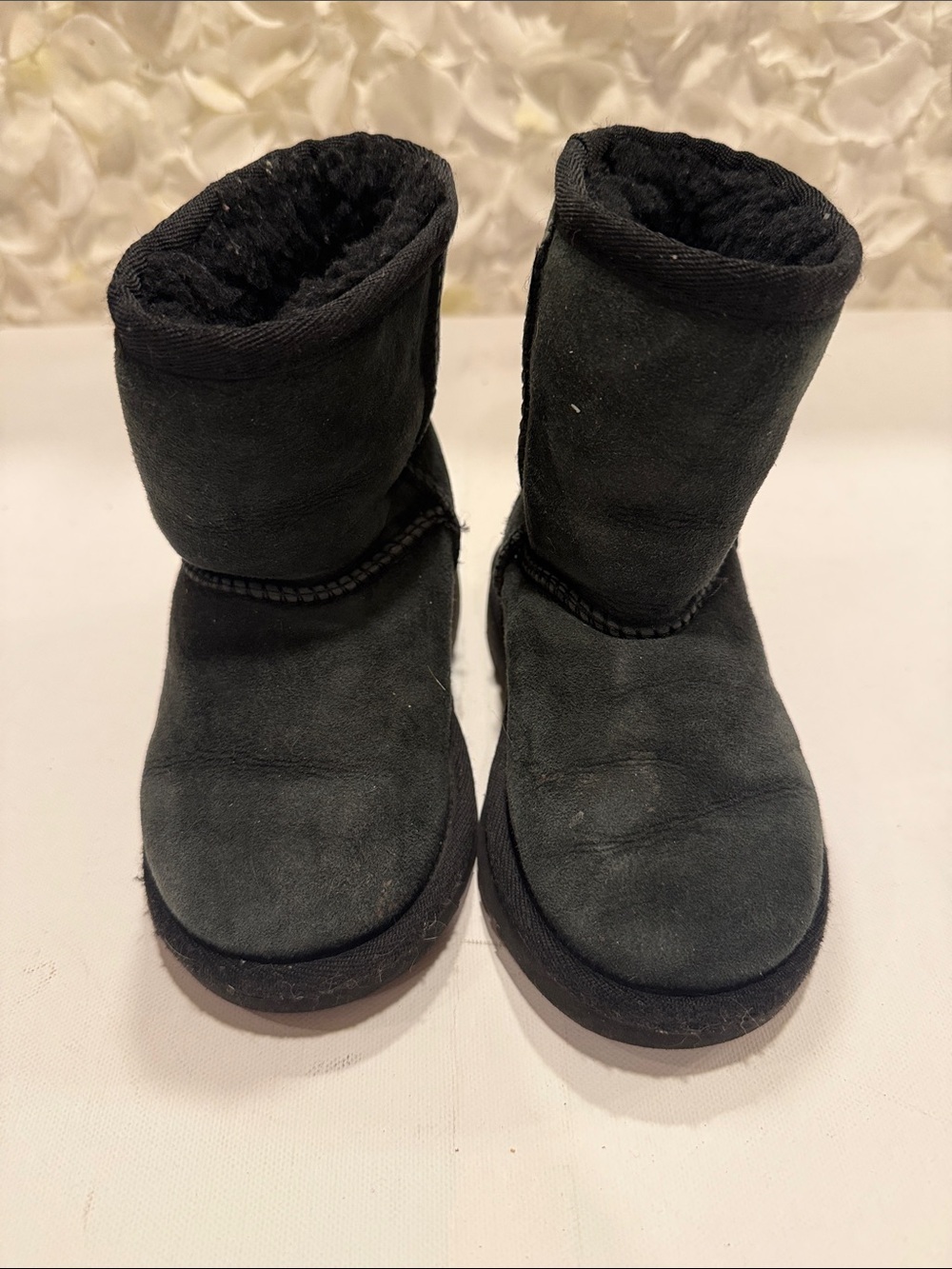 UGG Black Short Shearling Boots